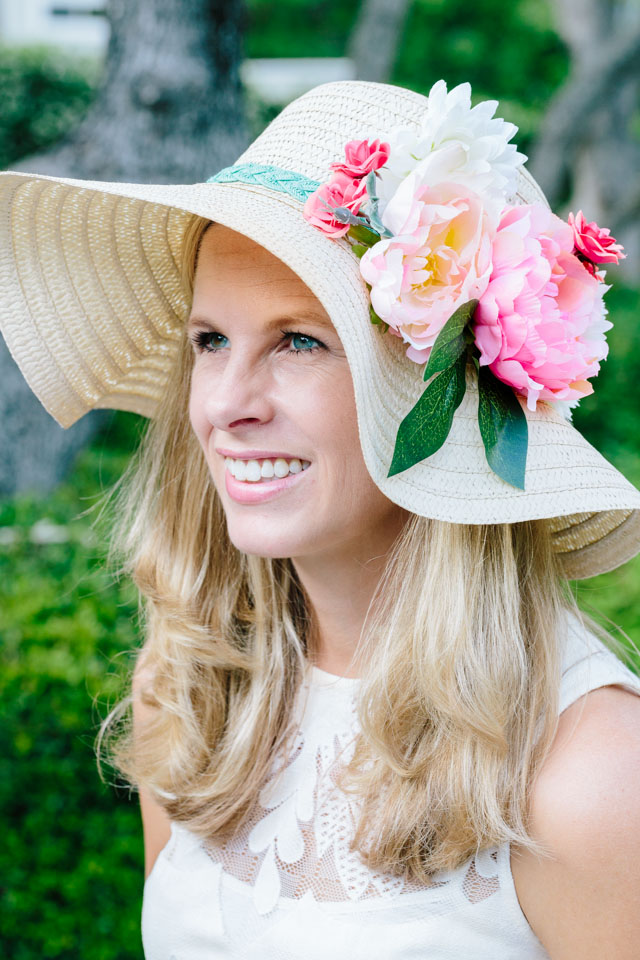 DIY Kentucky Derby Floral Hat Design Improvised