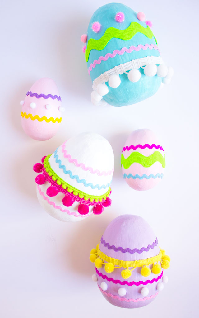 Giant paper mache Easter eggs! Giant paper mache Easter eggs!