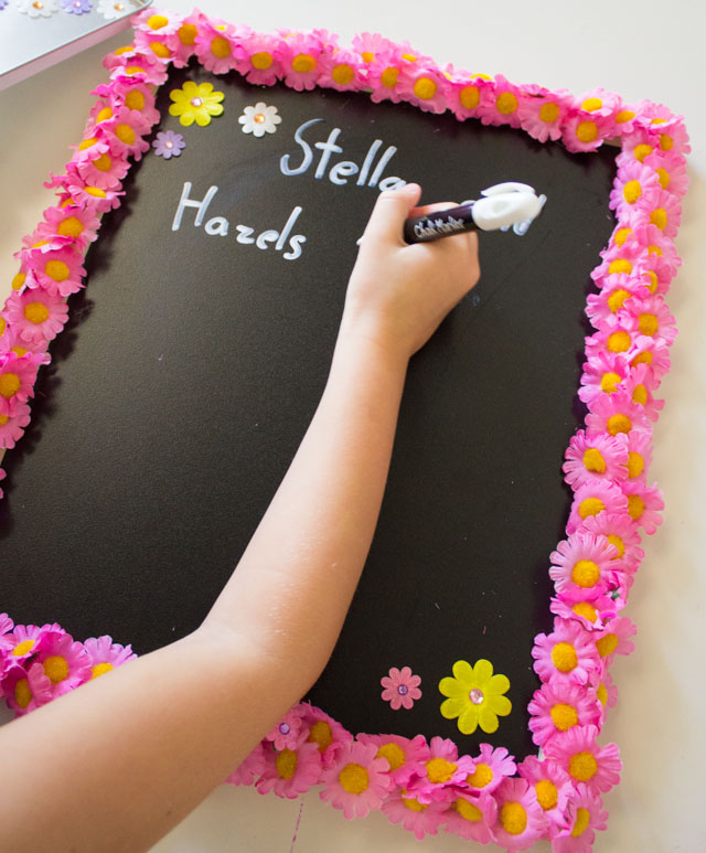 Make your own lemonade stand chalkboard menu!