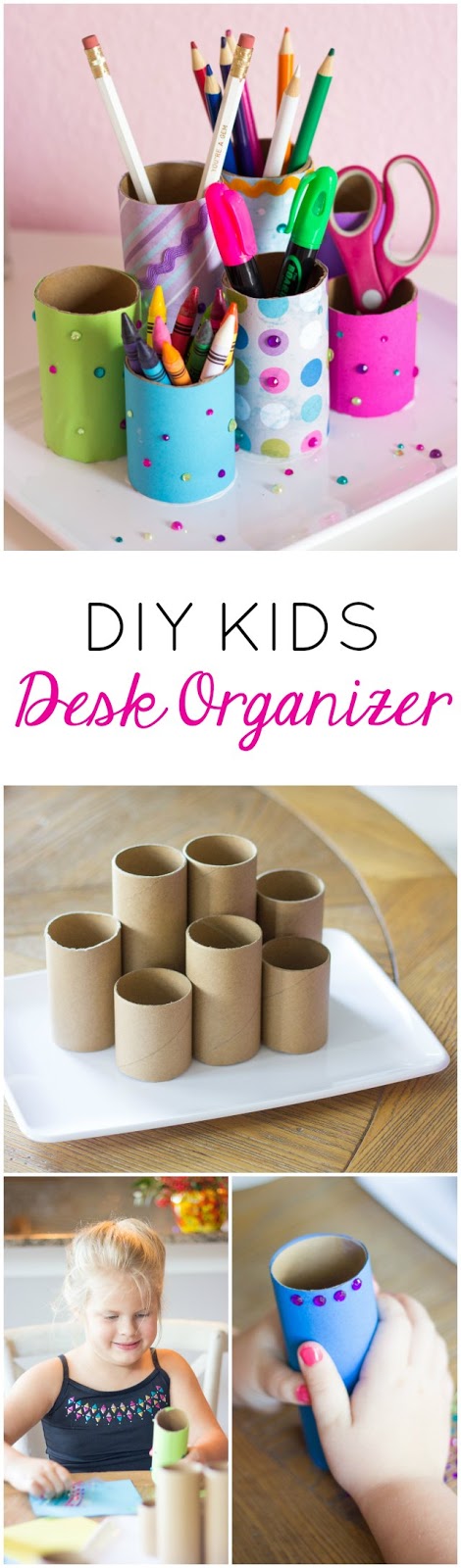 How to Make a Kids Desk Organizer with Cardboard - The Home Depot