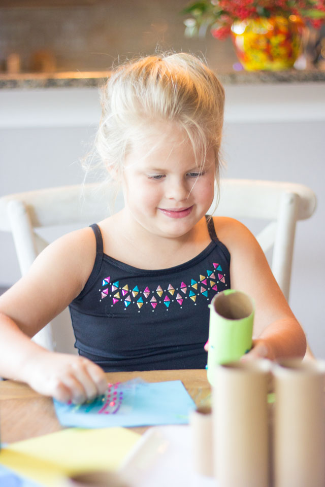 How to make a toilet paper roll desk organizer