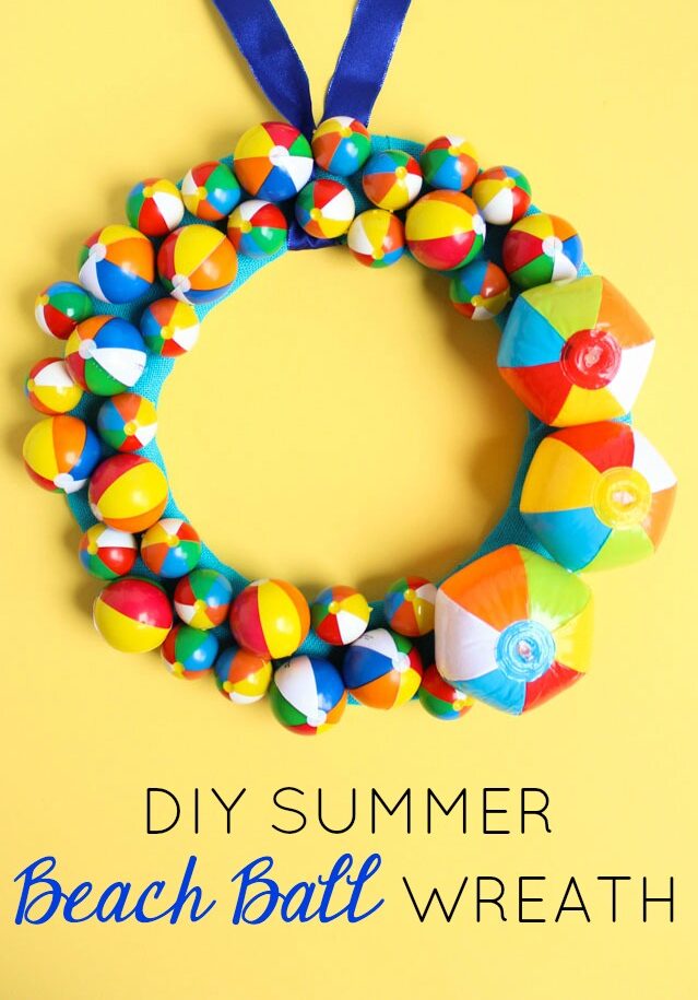 Summer Beach Ball Wreath