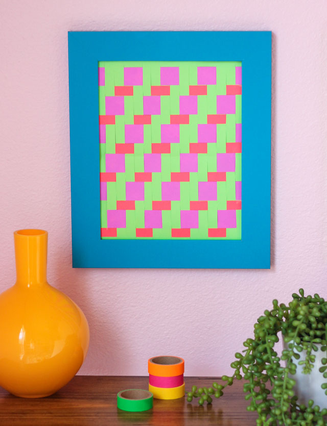 DIY Colorful Weaving Art 