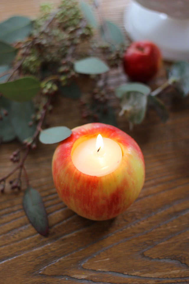 I love making apple votives for fall - so easy!