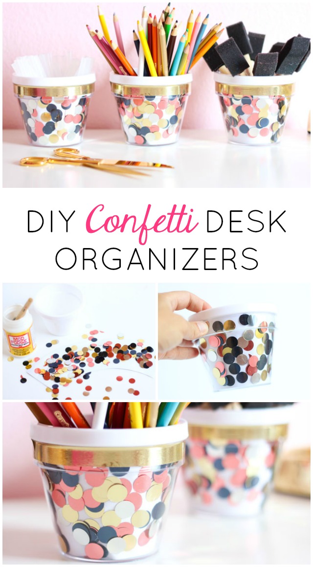 DIY : Organiseur mural - Black Confetti