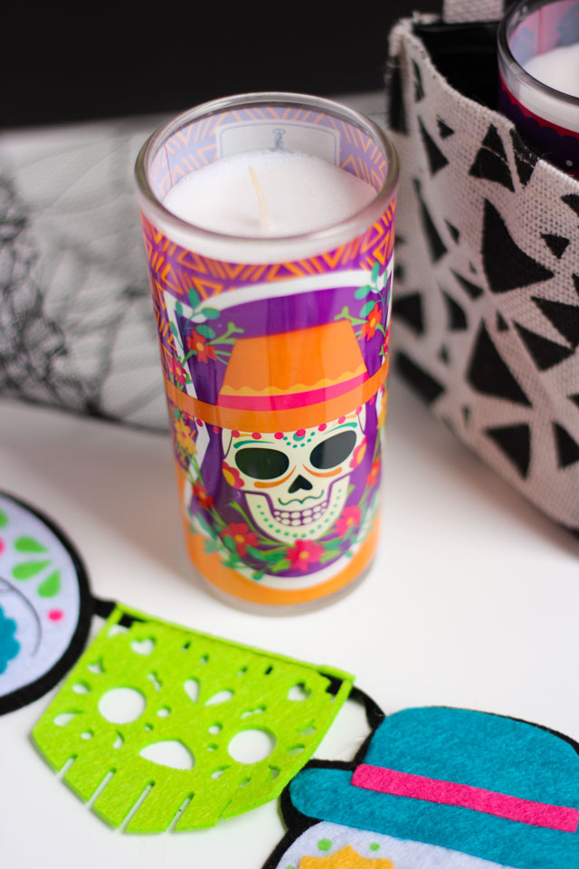 Love these Day of the Dead candles!