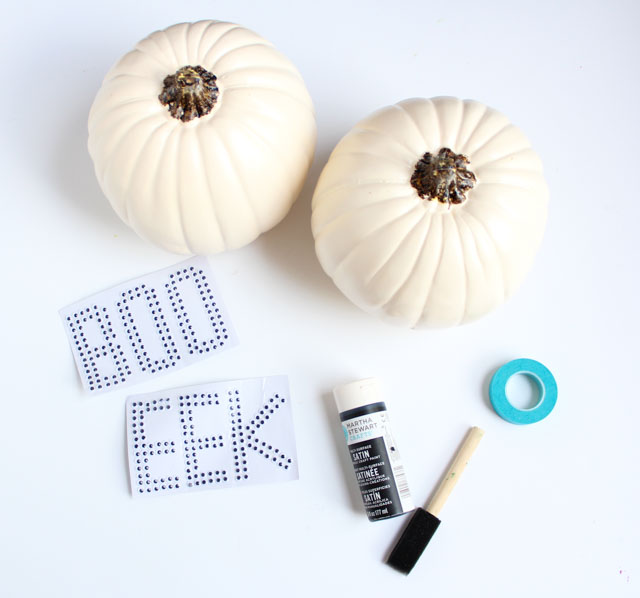 How to make googly eye Halloween pumpkins