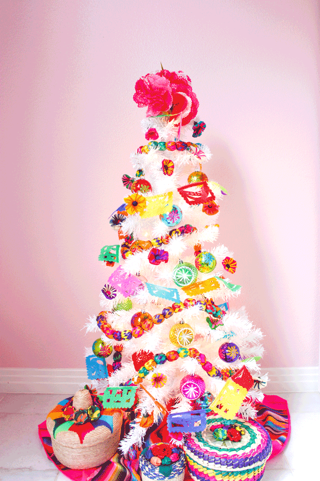 How to create a fiesta Christmas tree!