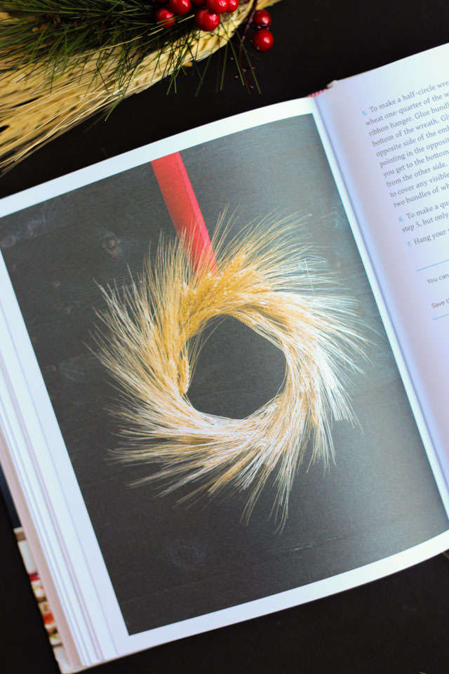 Christmas wheat wreaths and stars from Scandinavian Gatherings book