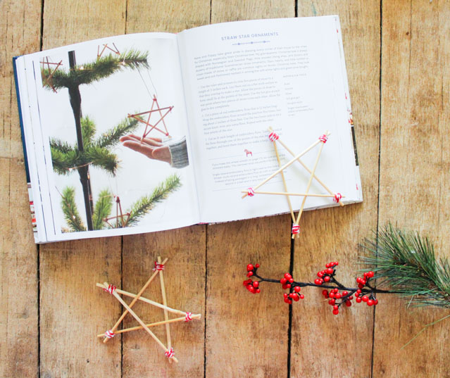 Christmas wheat wreaths and stars from Scandinavian Gatherings book