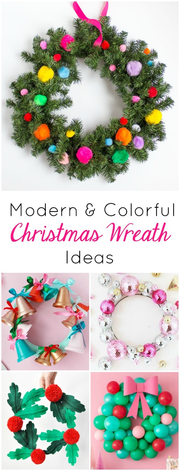 Check out these 12 gorgeous DIY Christmas wreath crafts - all modern, colorful, and totally unique! Check out these 12 gorgeous DIY Christmas wreath crafts - all modern, colorful, and totally unique!