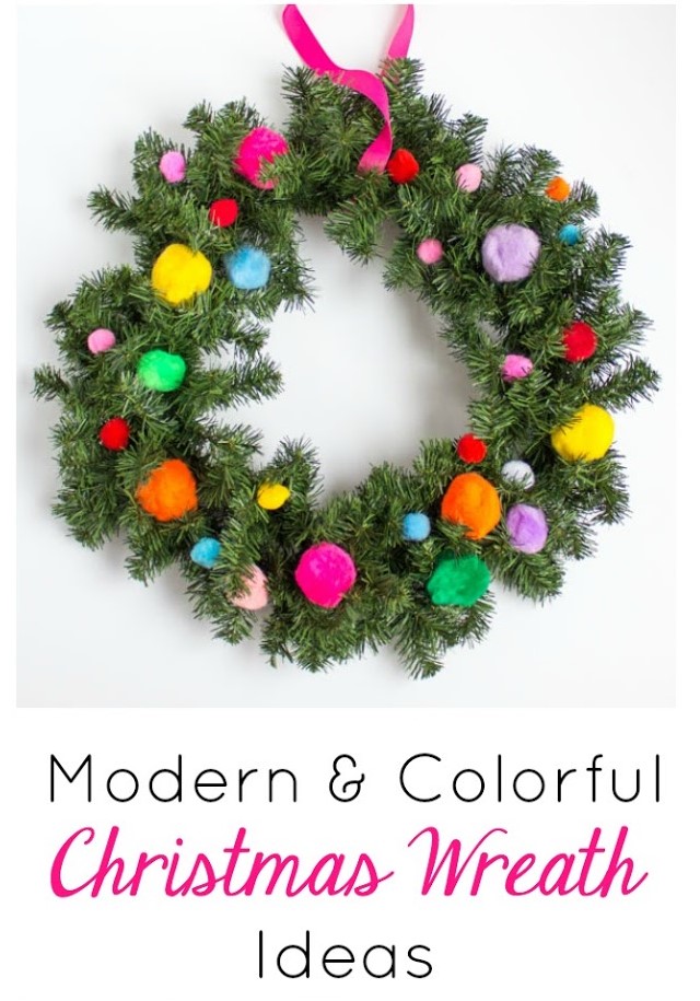 DIY Bottle Brush Tree Wreath - Design Improvised