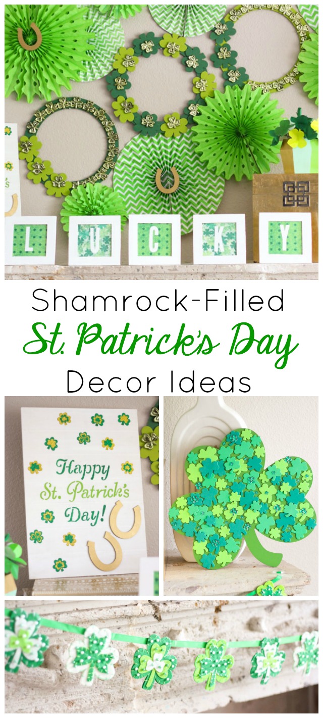 Love these simple St. Patrick's Day craft ideas! #stpatricksday #stpatrick #shamrock #lucky