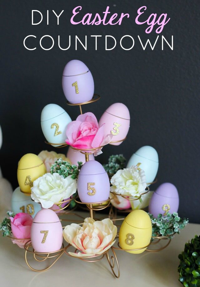 Make an Easter Egg Countdown! Design Improvised