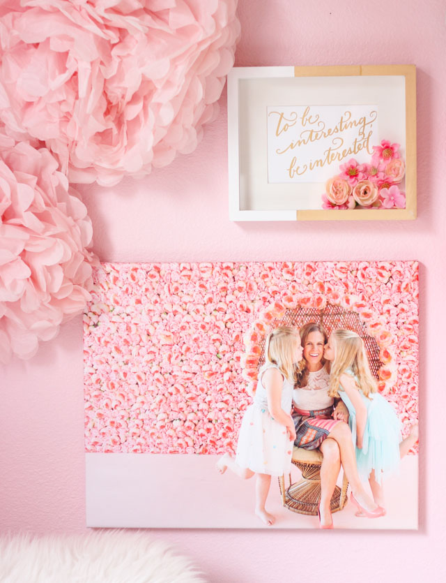 Make a special Mother's Day photo canvas gift with CanvasPeople! #ad #mothersdaygifts