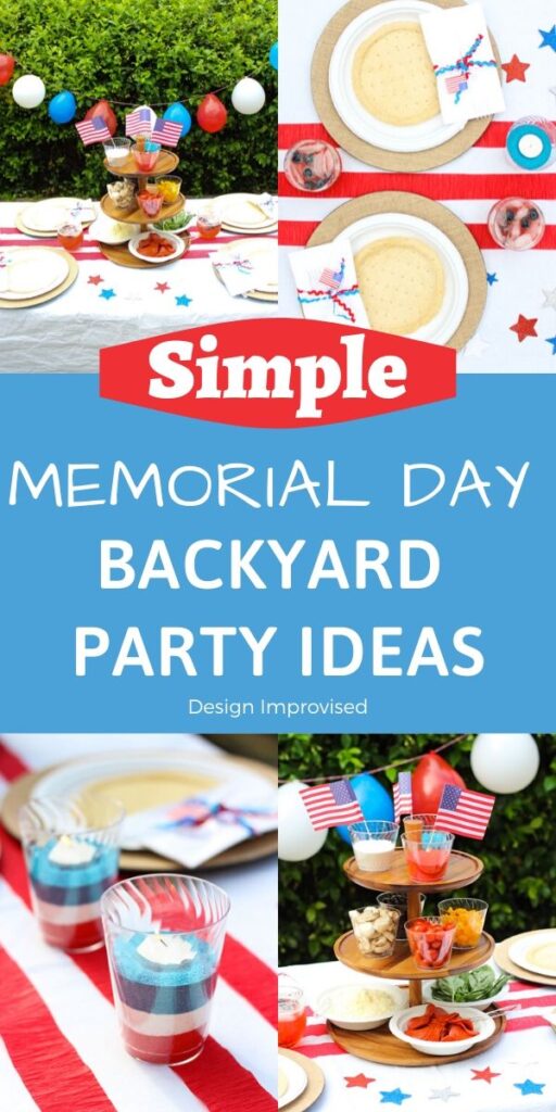 Memorial Day Party Simple Backyard Ideas Design Improvised
