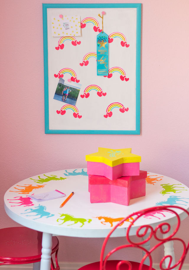 Create A Colorful Kids Workspace With Martha Stewart Paints