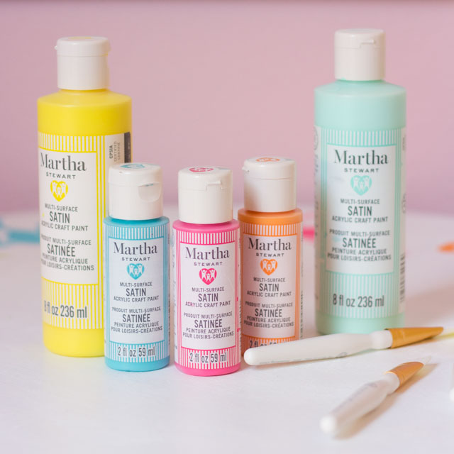 New family-friendly acrylic paints from Martha Stewart #marthastewart 