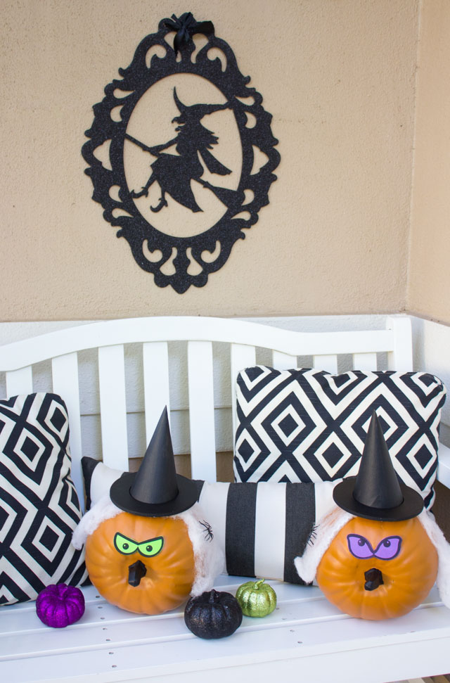 How to make witch pumpkins for Halloween! #witchpumpkin #witchpumpkins #halloweenideas