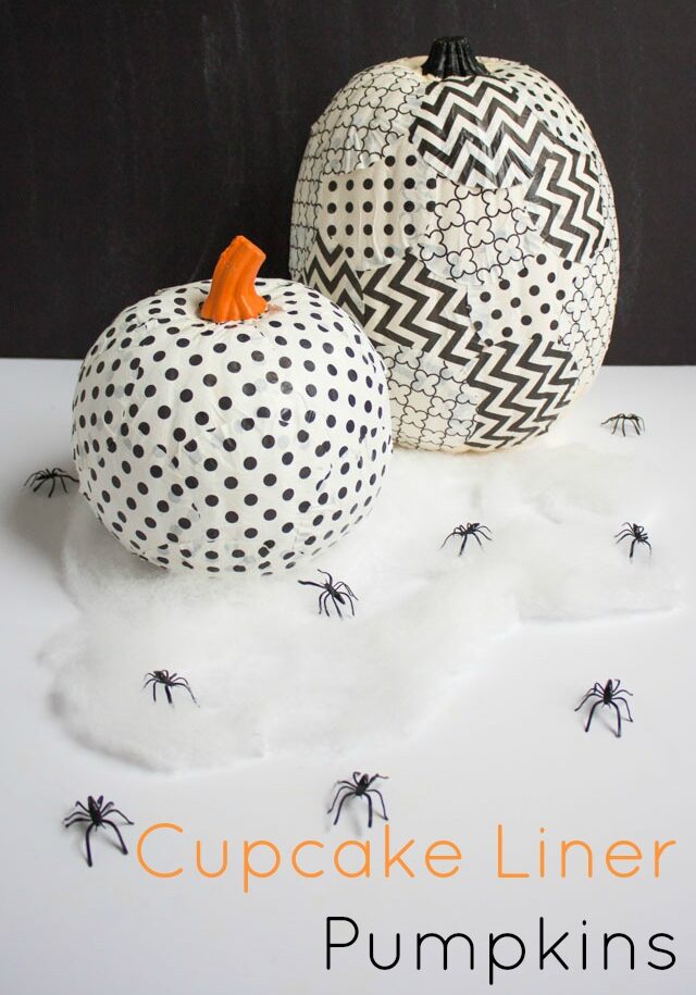 Pumpkin Week: Cupcake Liner Pumpkins