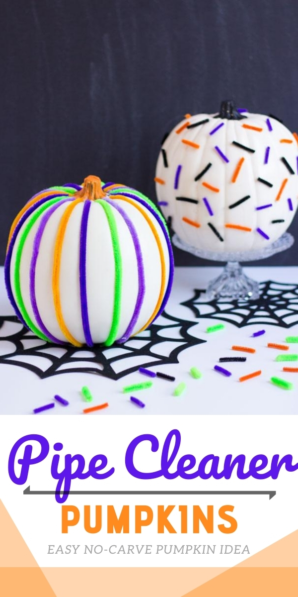 Pipe Cleaner Pumpkins