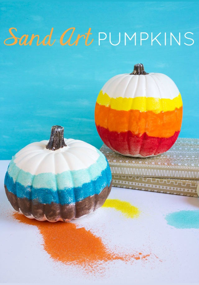 Pumpkin Week: Sand Art Pumpkins