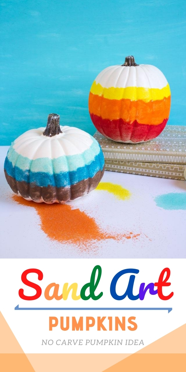 DIY Sand Art Pumpkins