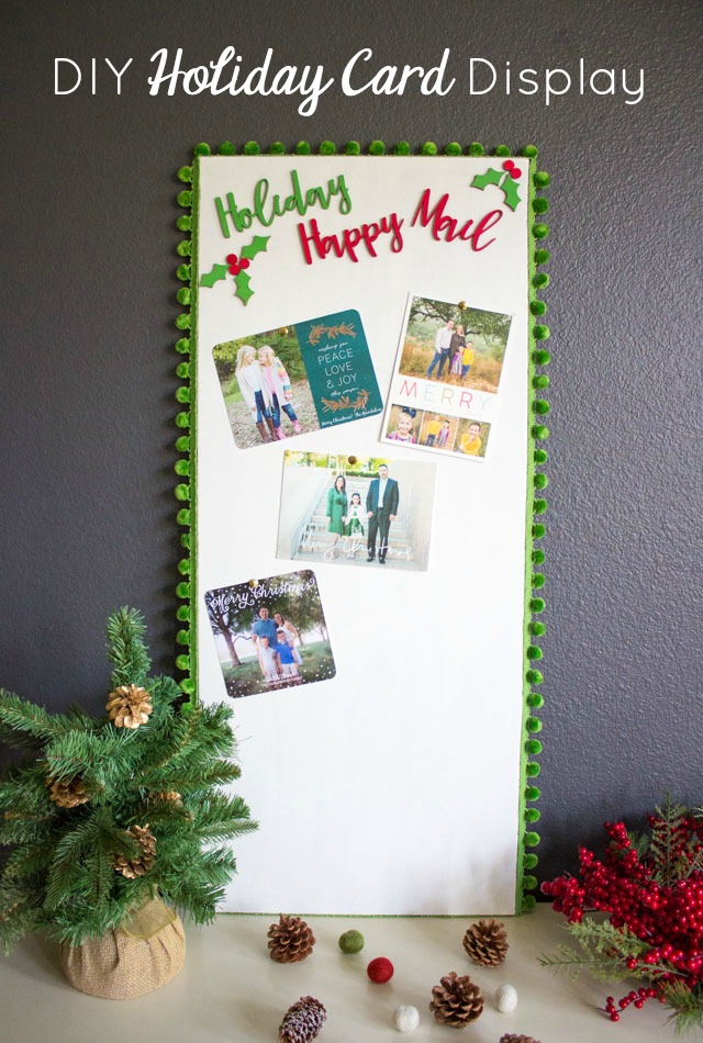 Create a holiday happy mail card display!