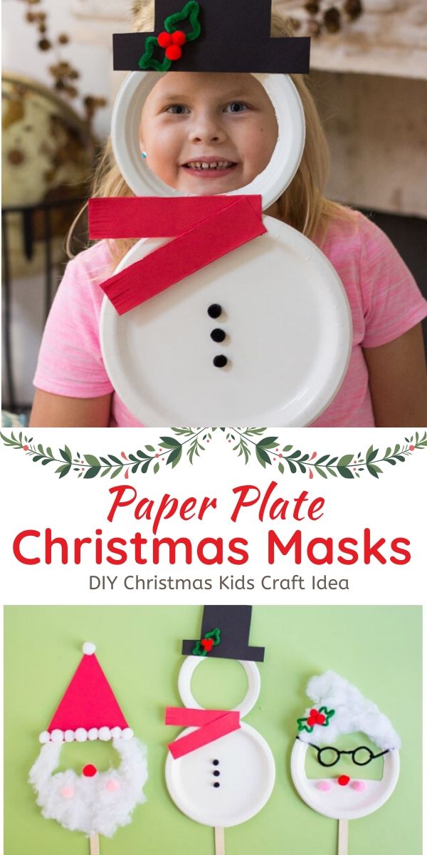 Christmas Character Mask Craft