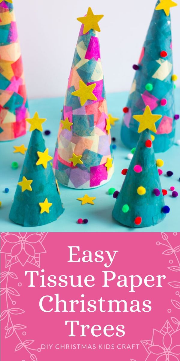 Christmas and Holiday Craft for Kids - Styrofoam Christmas Tree