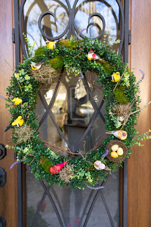 The Sweetest Bird Wreath for Spring