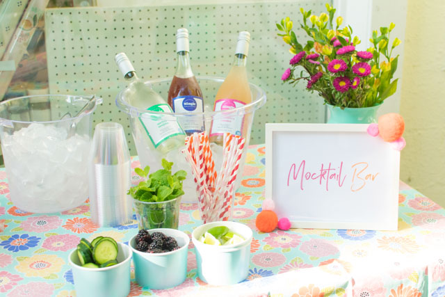 How to create a mocktail bar #mocktails #mocktailbar #mocktaideas #minglemocktails