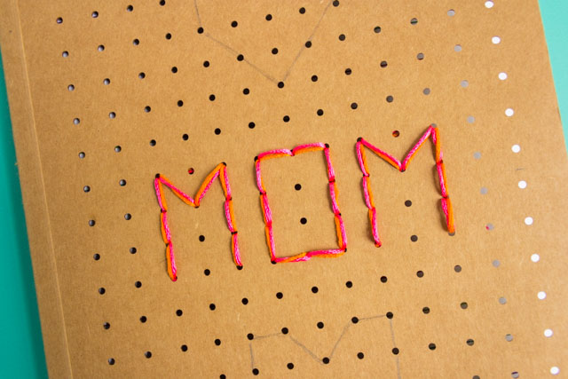 Mom Week: Make an Embroidered Journal for Mom - Design Improvised