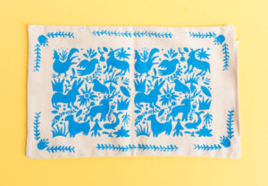 How to Make a Stenciled Otomi Pillow - Design Improvised