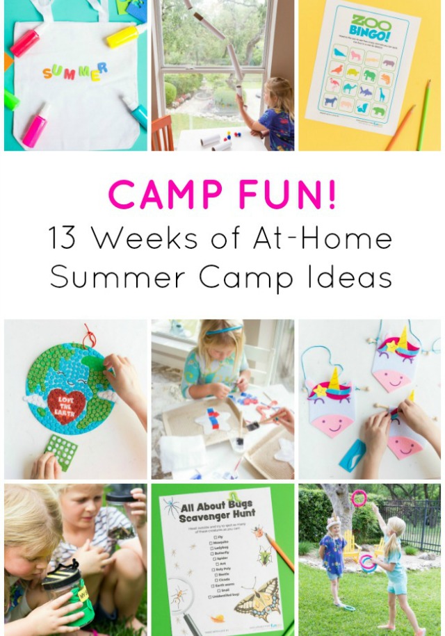 Camp Fun 13 At Home Summer Camp Themes Design Improvised