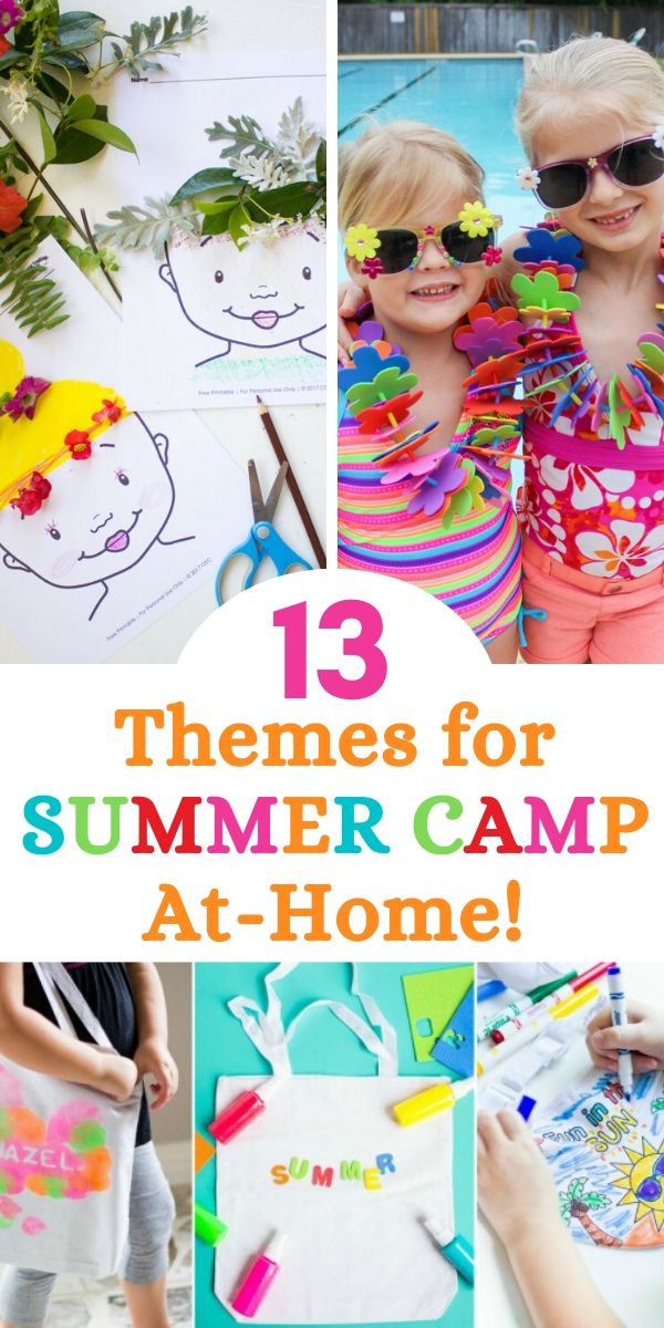 Summer Camp Activities at Home