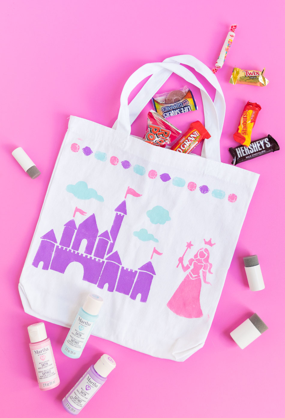 DIY Princess Trick or Treat Bag