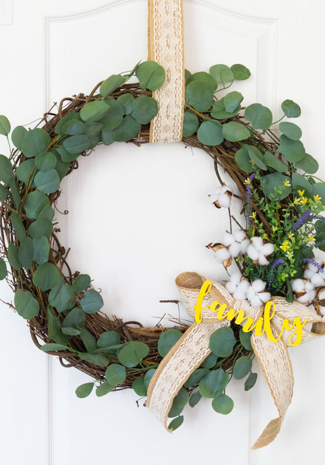 DIY Fall Eucalyptus Wreath