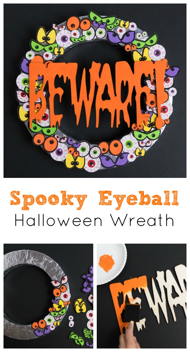 Spooky Eyeball Halloween Wreath