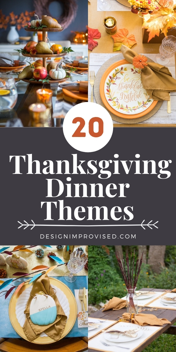 20 Thanksgiving Dinner Themes
