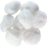 Large white pom-poms