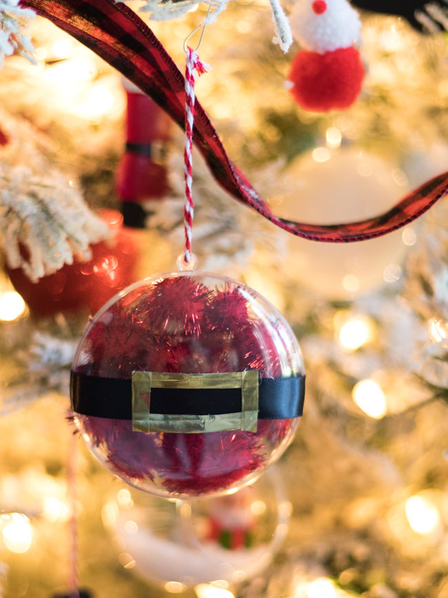 DIY Santa's Belt Ornament