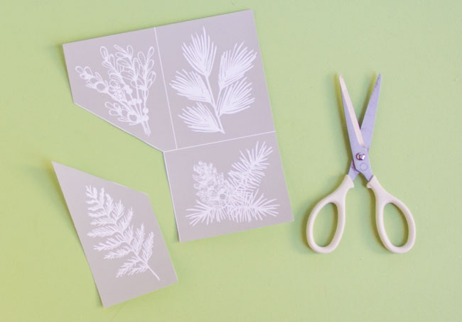 Martha Stewart Winter Greens silkscreen stencils