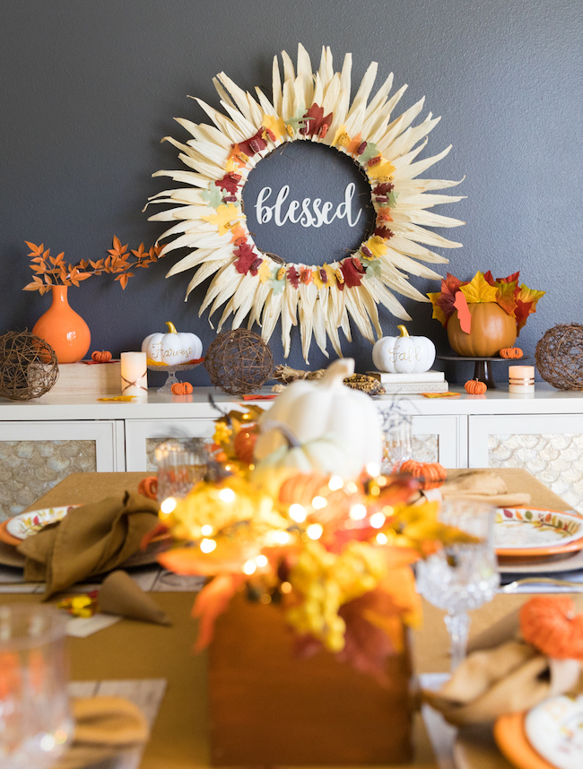 Blessed wreath made from cornhusks