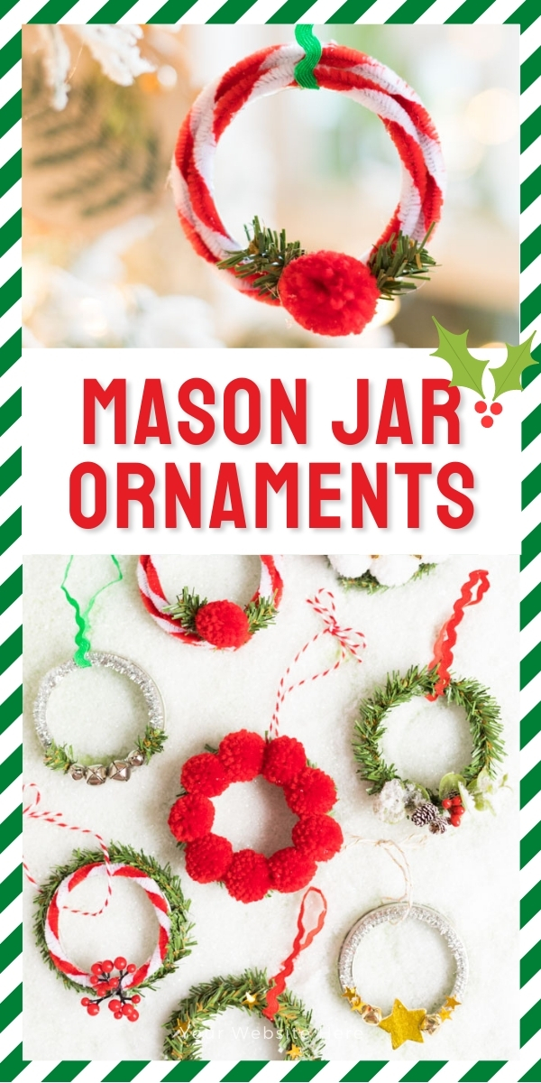 DIY Mason Jar Christmas Ornaments