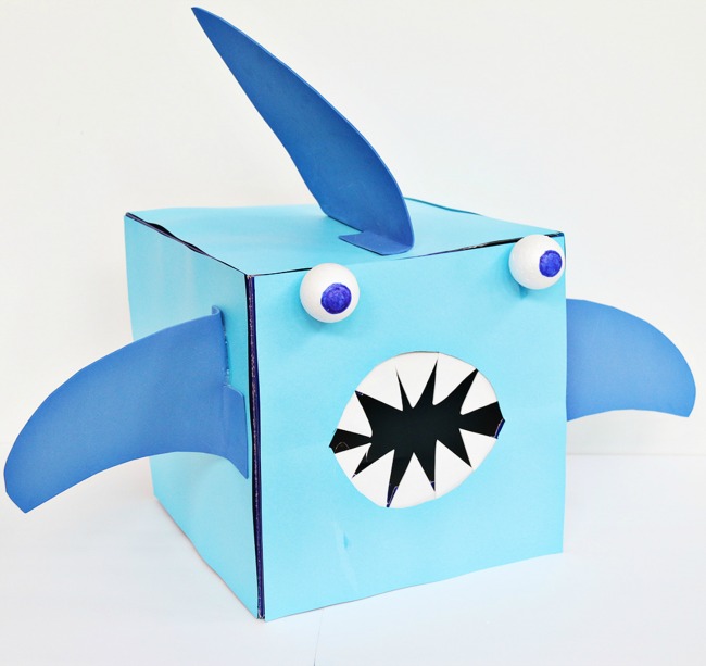 Shark Valentine Box for Boys