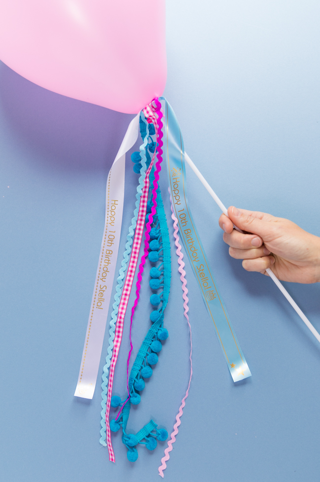 DIY Personalized Ribbon Balloons with P-Touch Embellish Elite