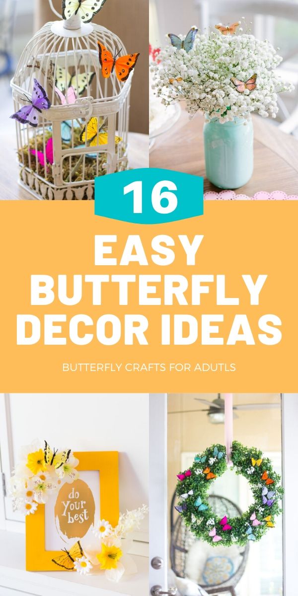 16 Easy DIY Butterfly Decor Ideas