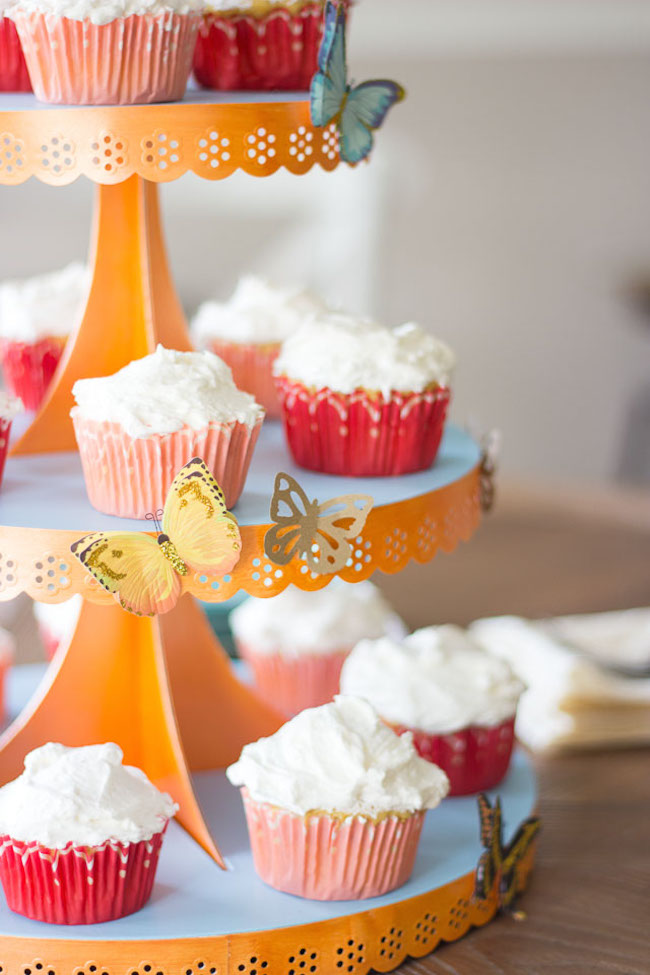 DIY Butterfly Cake Stand