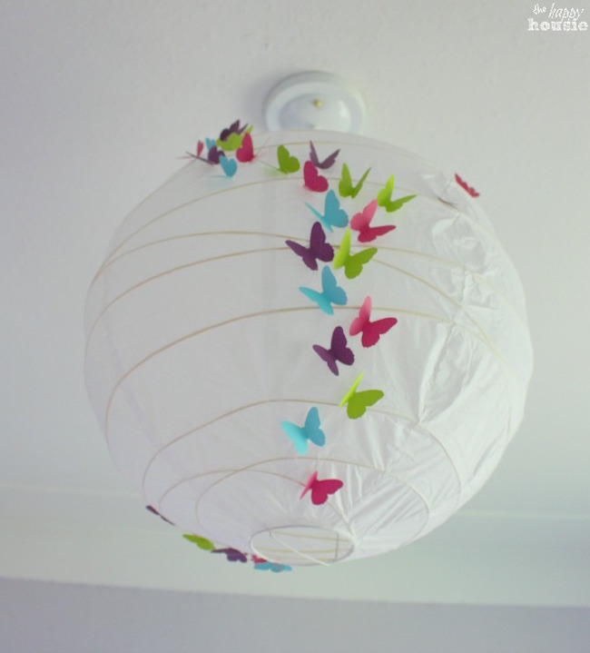 DIY Butterfly Lantern